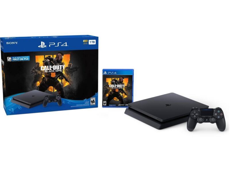 PlayStation 4 Slim 1TB - Black + Call of Duty: Black Ops