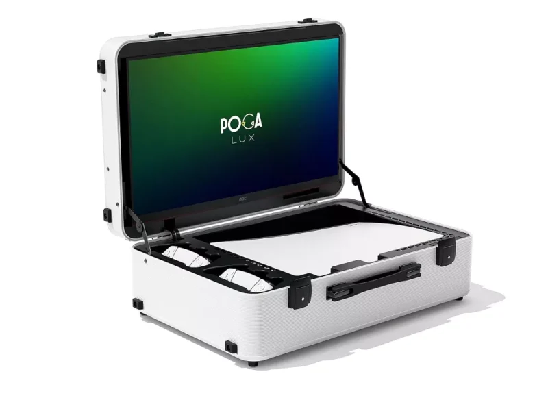 POGA LUX PlayStation 5 Premium Portable Console Travel Case incl. Trolley and 24 AOC Gaming Monitor - Image 8