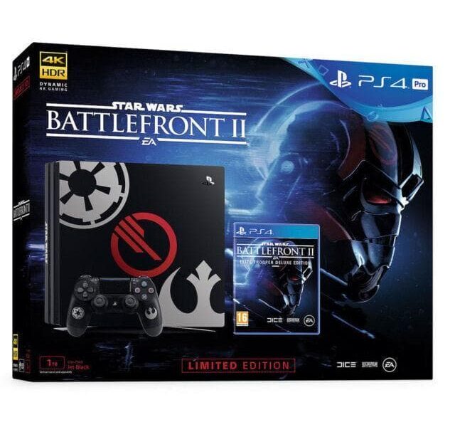 PlayStation 4 Pro 1000GB - Black - Limited edition Star Wars: Battlefront II