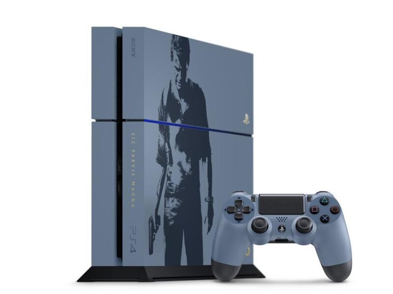 PlayStation 4 500GB - Blue - Limited edition Uncharted 4 + Uncharted 4 - Image 2