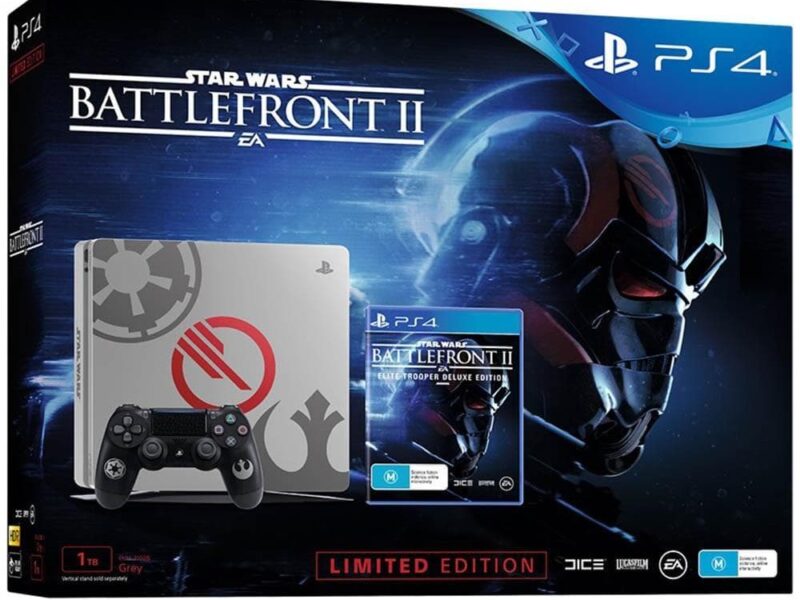 PlayStation 4 Pro 1000GB - White - Limited edition Star Wars: Battlefront II + Star Wars: Battlefront II